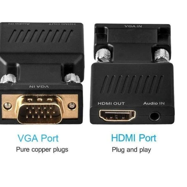 VGA TO HDMI CONVERTER - ADAPTER VGA TO HDMI