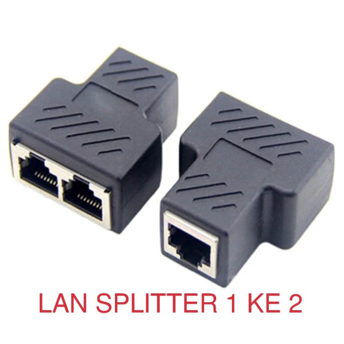 *#*#*#] Konektor CABANG 2 SPLITTER Penyambung kabel LAN RJ45 UTP Barrel barel