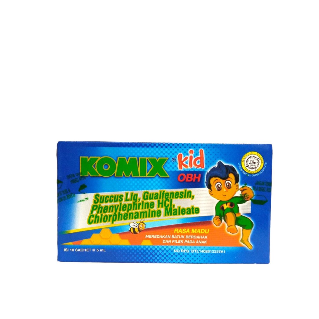 KOMIX KID OBH  SIRUP RASA MADU 5 ML
