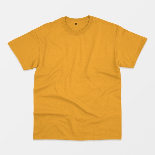 NEW official | kaos polos pria / kaos ONECK polos PE / kaos distro pria / KAOS POLOS TERMURAH-KUNING MUSTARD XL