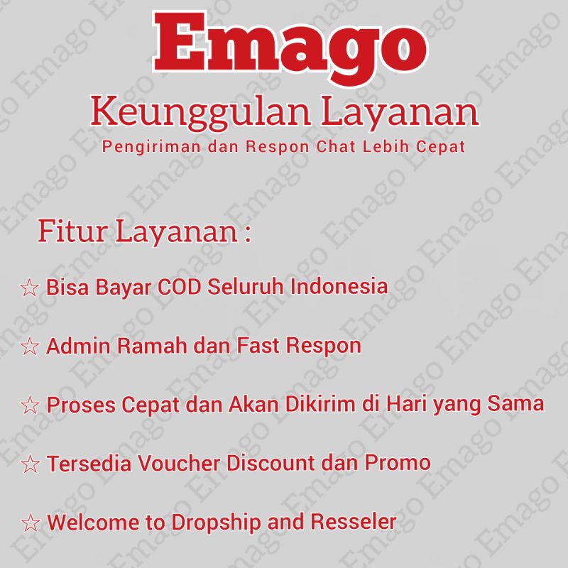 Emago - Celana Dalam Pria 1box Isi 3 Pcs / Pakaian Dalam Pria / CD / Underwear Pria / Celana Kolor / Celana Cowo