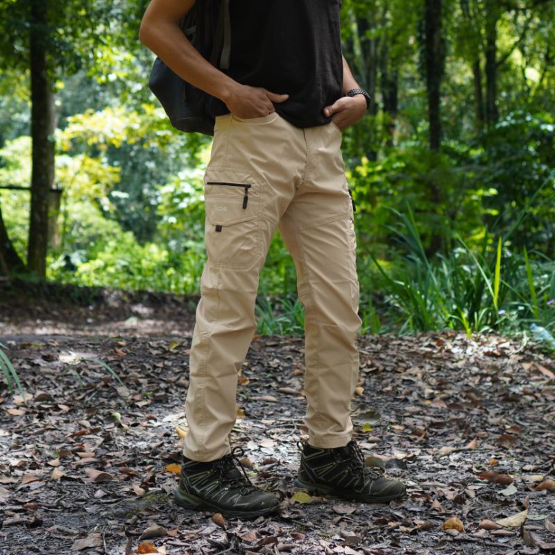 CELANA OUTDOOR PRIA DAN WANITA KOS SERIES MANDALA - Celana gunung Panjang kargo Quickdry Kos series Mandala