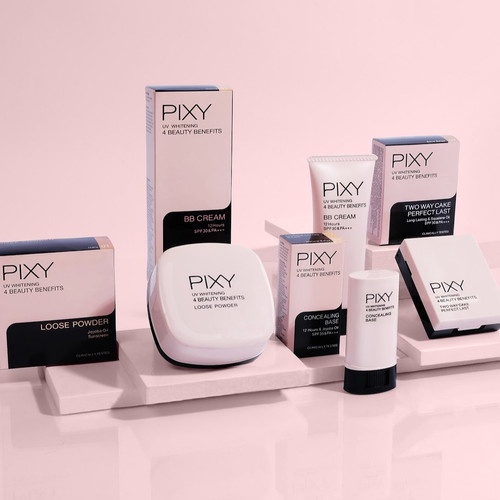PIXY 4 Beauty Benefits Series Loose Powder | TWC Perfect Last | BB Cream | Concealing Base | Stay Last Serum Foundation