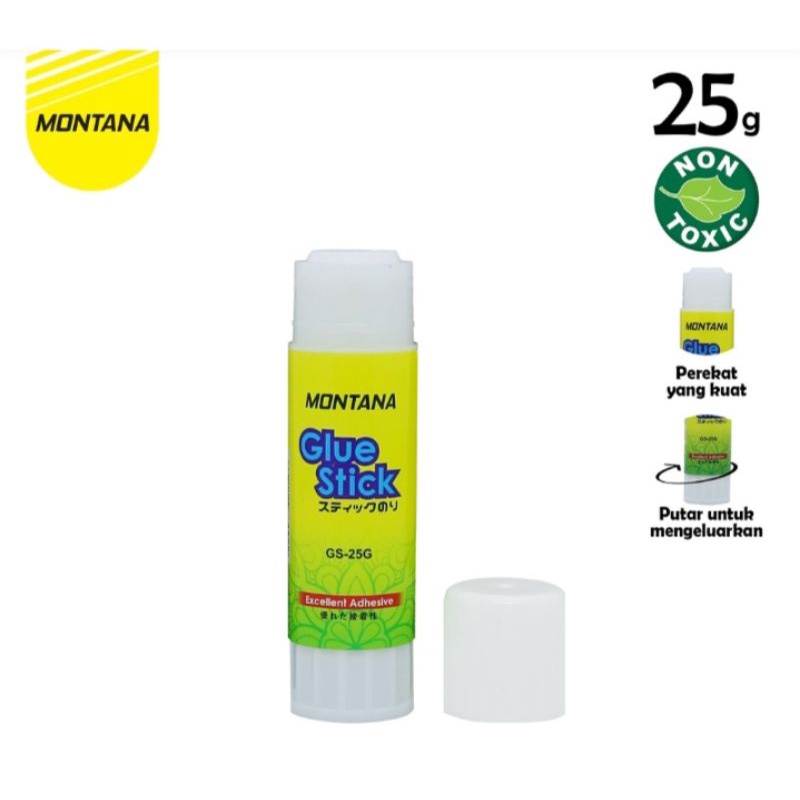 

1pc Glue Stick Lem Putar Montana ukuran 25gr