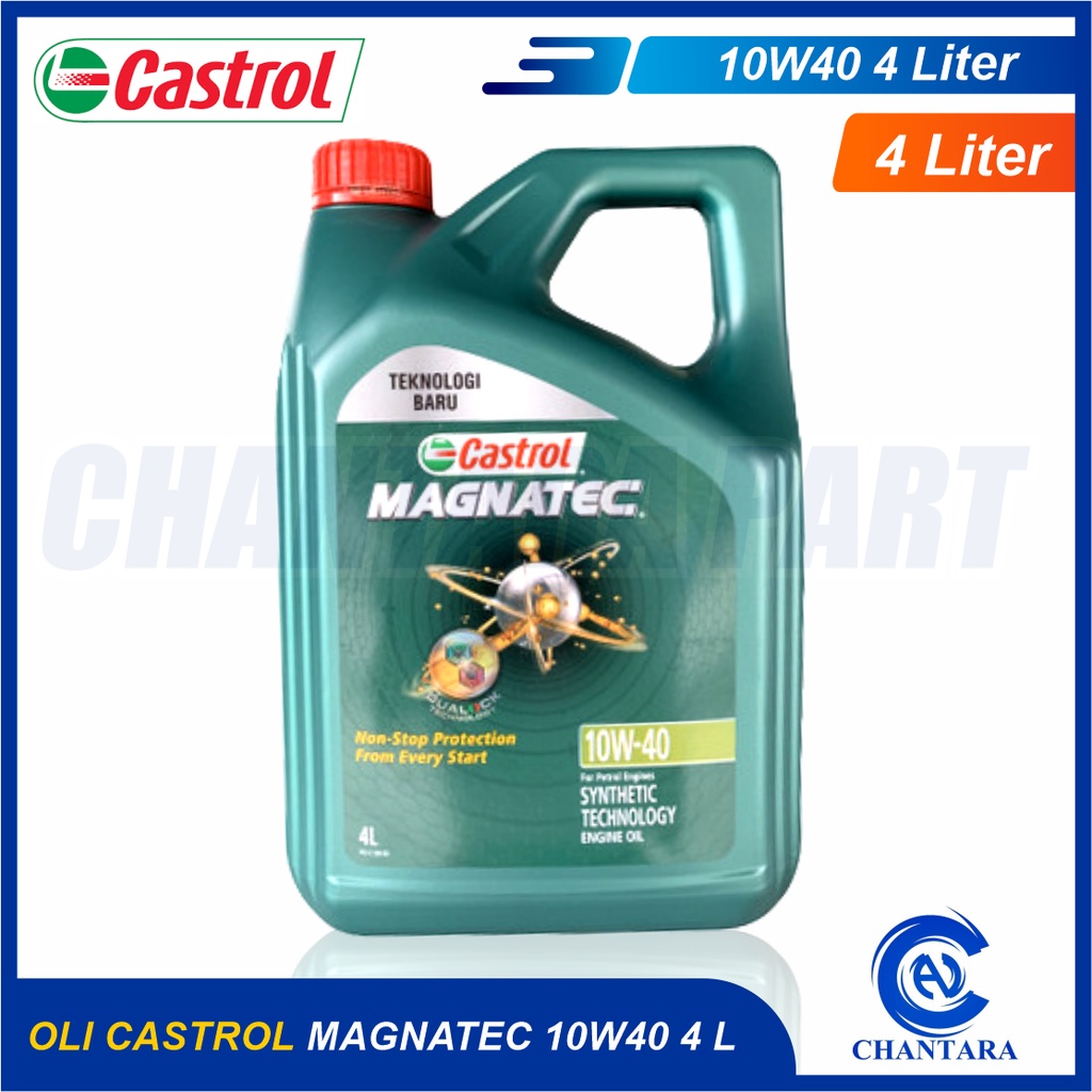 OLI CASTROL MAGNATEC 10W40 4 Liter Asli