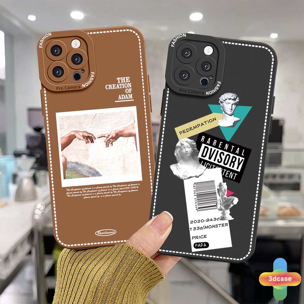 IPHONE Casing Ponsel Pesta Hewan Kartun Lucu Kompatibel Untuk For IPhone 6 7 6S 8 Plus XR 11 12 13 PRO MAX X XS MAX 11 12 13 mini Se 2020 6SPlus 7Plus 6Plus 8Plus XSMAX A15 A16 A9 A5 A7 A5S Y12 Y20 Y15S tutup Belakang Lensa Bulat TPU Lembut