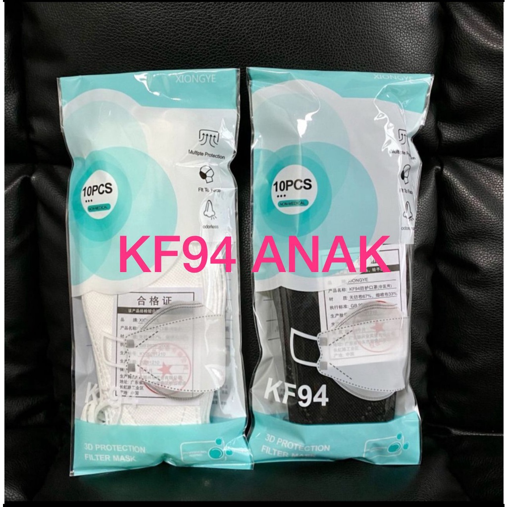 MASKER / MASKER KF94 ANAK / MASKER MEDIS 10PC