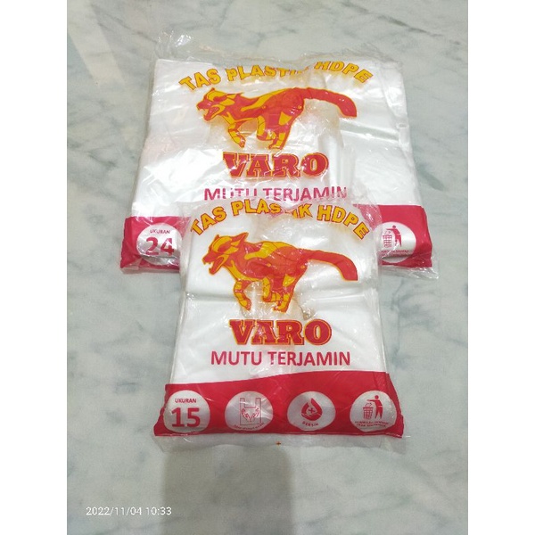 kantong kresek varo bening 15 24