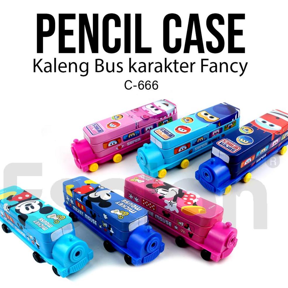 

ㅒ Kotak Pensil Kaleng Kereta rautan Fancy C666 / Tempat Pensil Fancy ♩♪