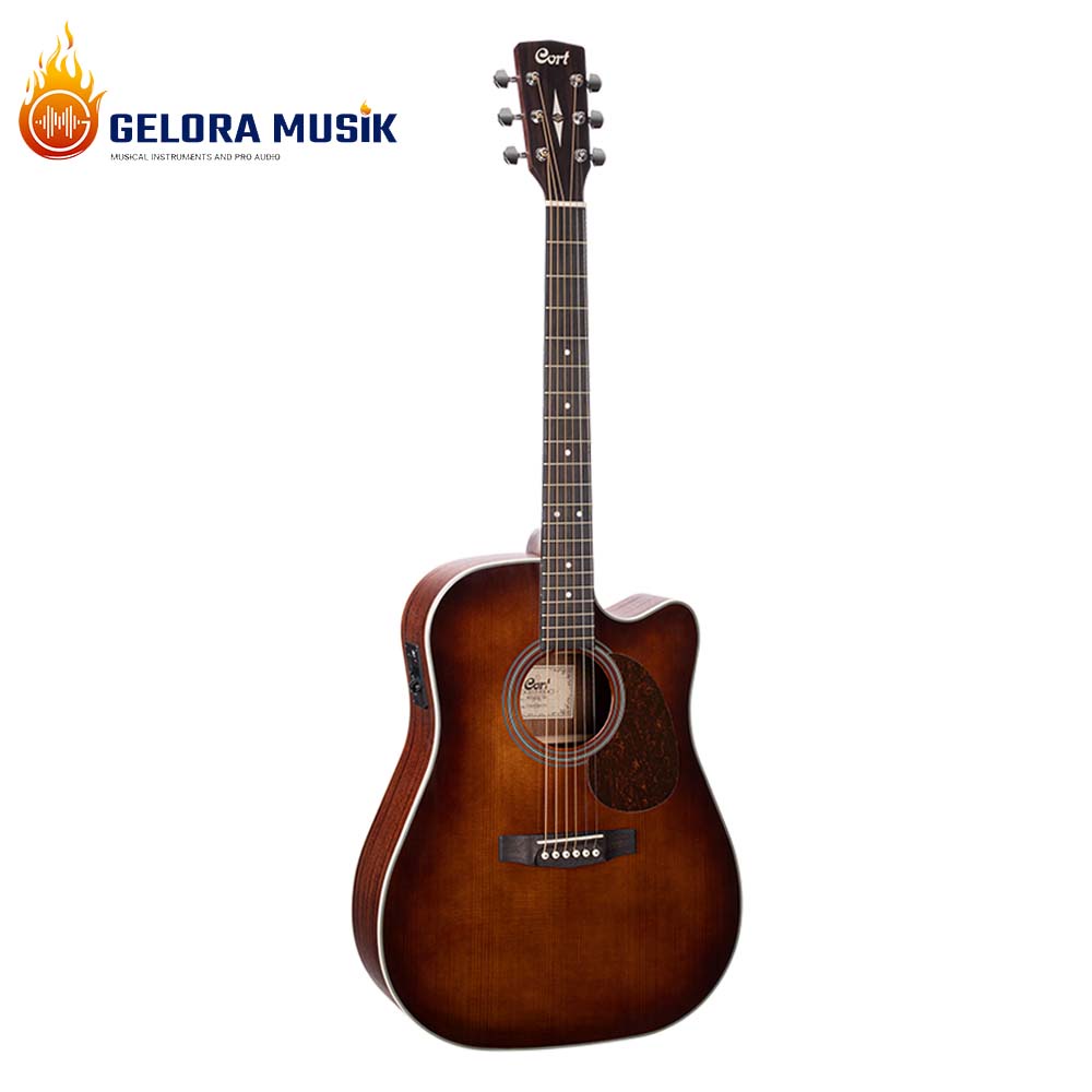 Gitar Akustik Elektrik Cort MR500E-BR