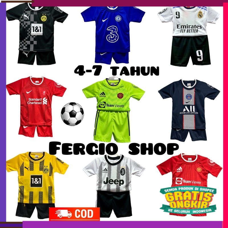 SPESIAL PIALA DUNIA Stelan kaos bola anak termurah/ jersey bola anak terbaru/ baju bola anak/ setela