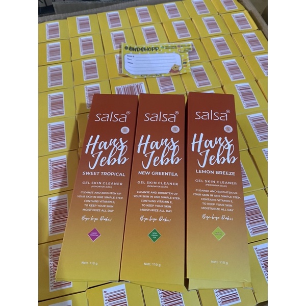 Salsa Hans Jebb / Spa Penghilang Daki/Gel Skin Cleanser/Lulur Tanpa Bilas 110gr/perontok pengelupas 