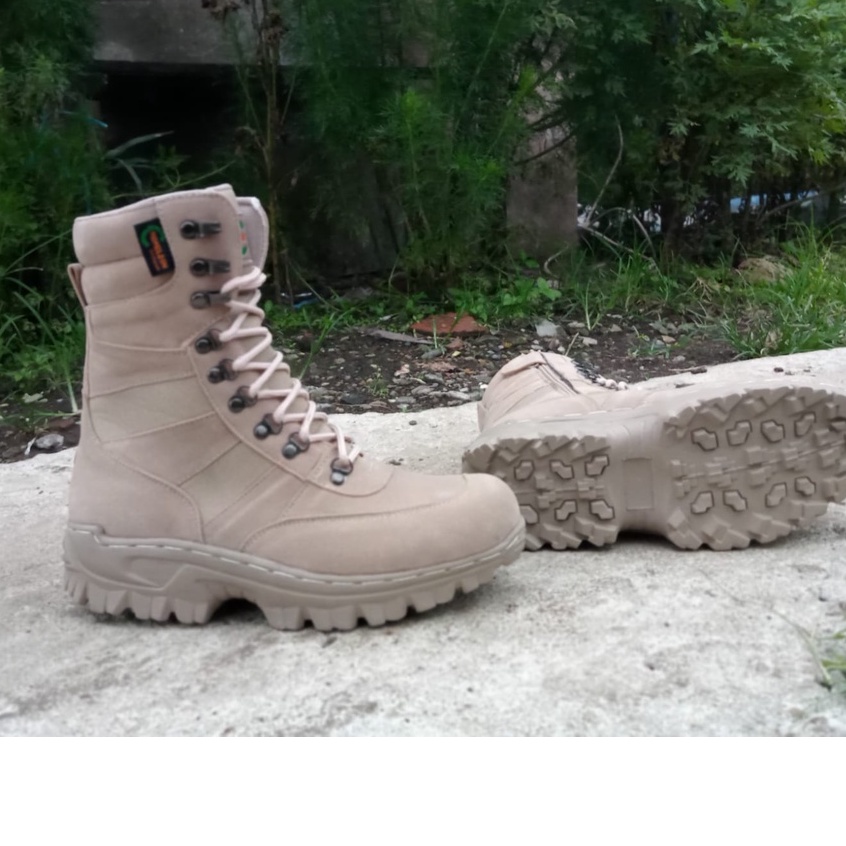 SEPATU PRIA SAFETY BOOTS GUNUNG HIKING ADVENTURE UJUNG BESI TACTICAL TOORING