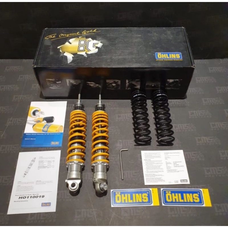 shok shock sok Shock Belakang Non TabungMerk Ohlins
ORIGINAL
Resmi Garansi 3 Tahun
For Custom Vespa 