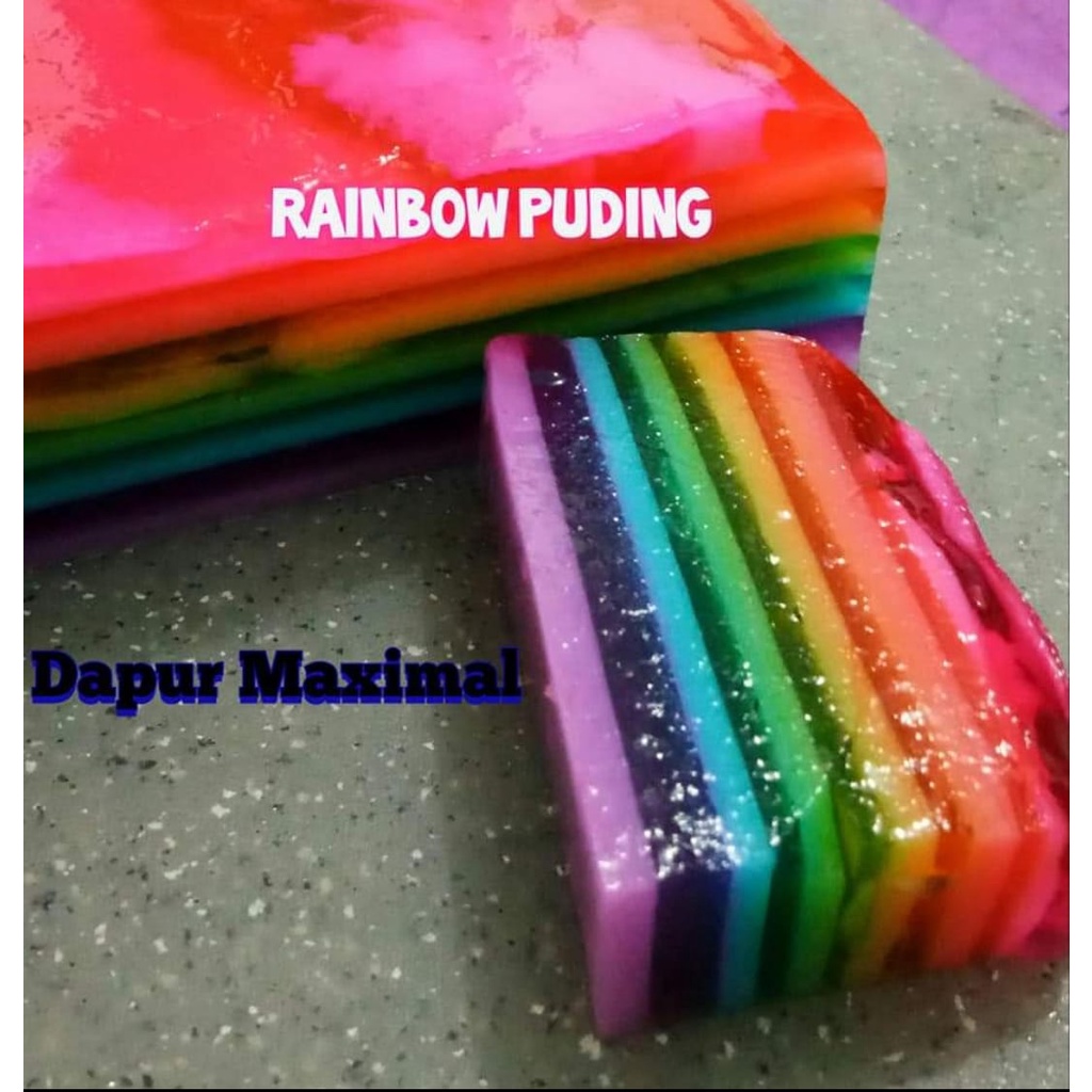 

Rainbow Pudding Spesial Dapur Maximal