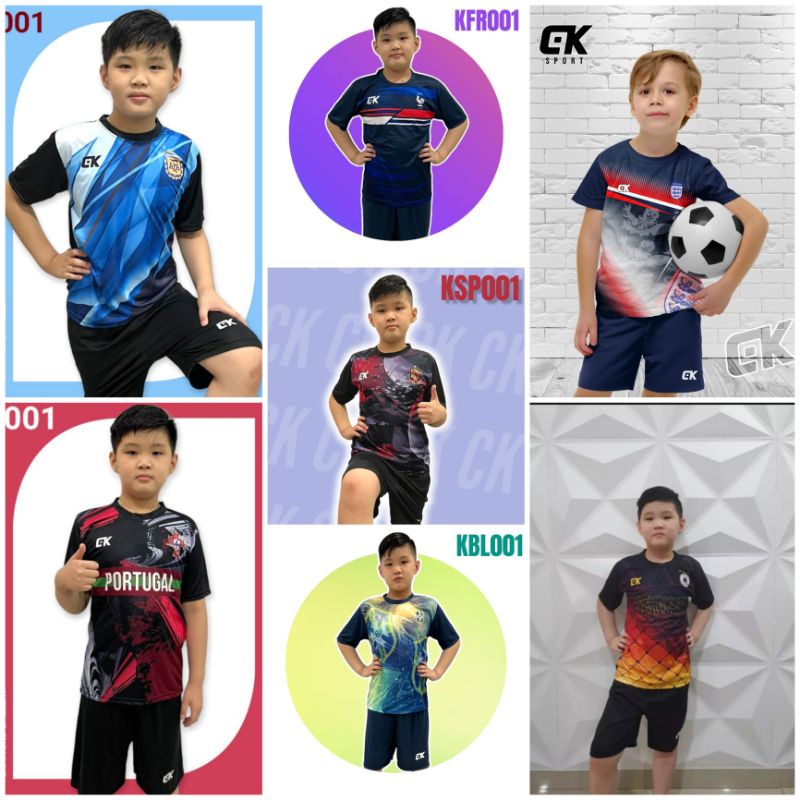 kaos bola piala dunia 2022 anak Umur 8 - 12 tahun
