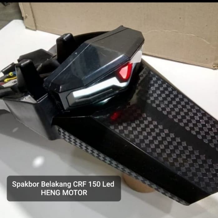 Spakbor Motor Spakbor Belakang Honda Crf 150L Led 3 In 1