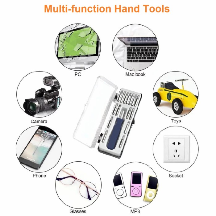 Obeng Set 16 in 1 Mata Mini Multifungsi Serbaguna Screw Driver HEX