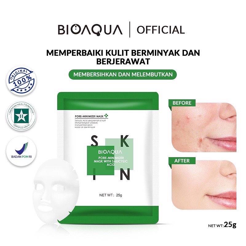 Biaoqua Pure Minimizer Mask Salicylic Acid 25gr BPOM