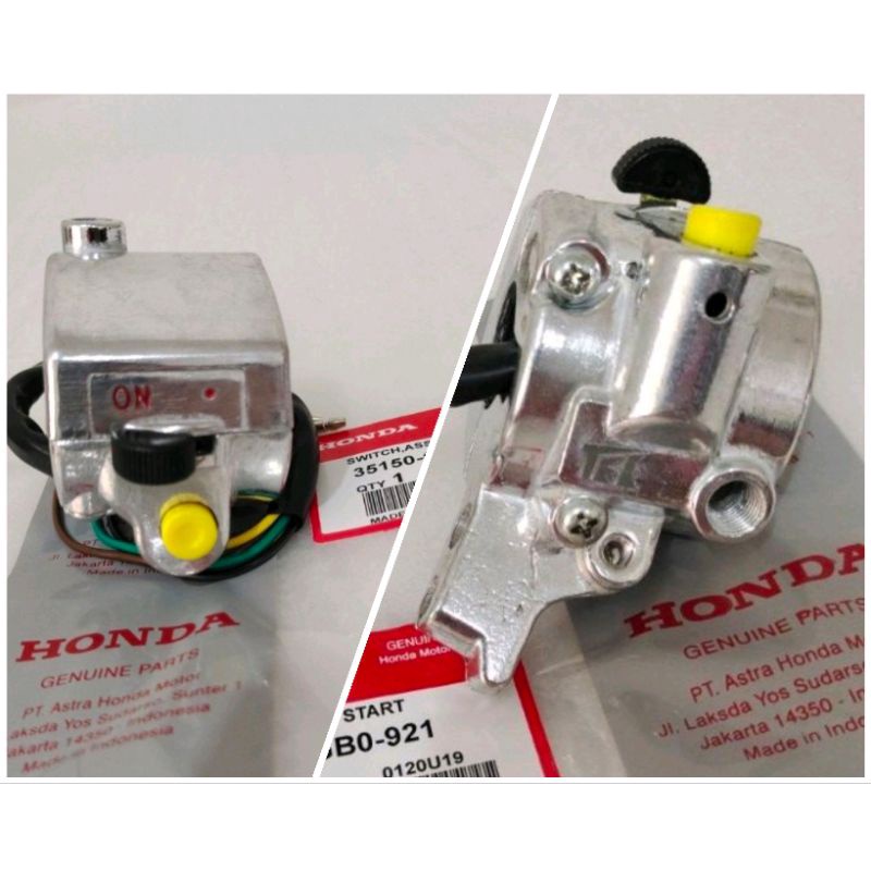 COD Saklar Holder switch lampu KANAN Honda C700 C800 Supercup Double stater Made in Japan ORIGINAL A