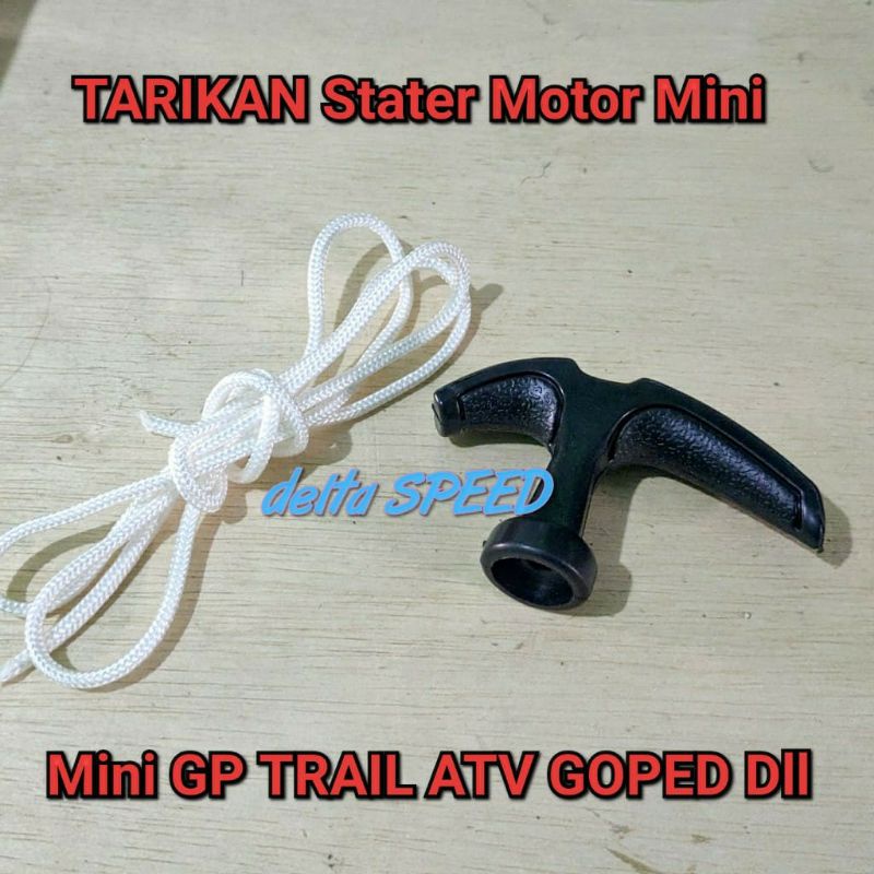 Gagang + Tali Pullstart Mini GP Mini Trail Mini ATV Mini Scoopy 50cc