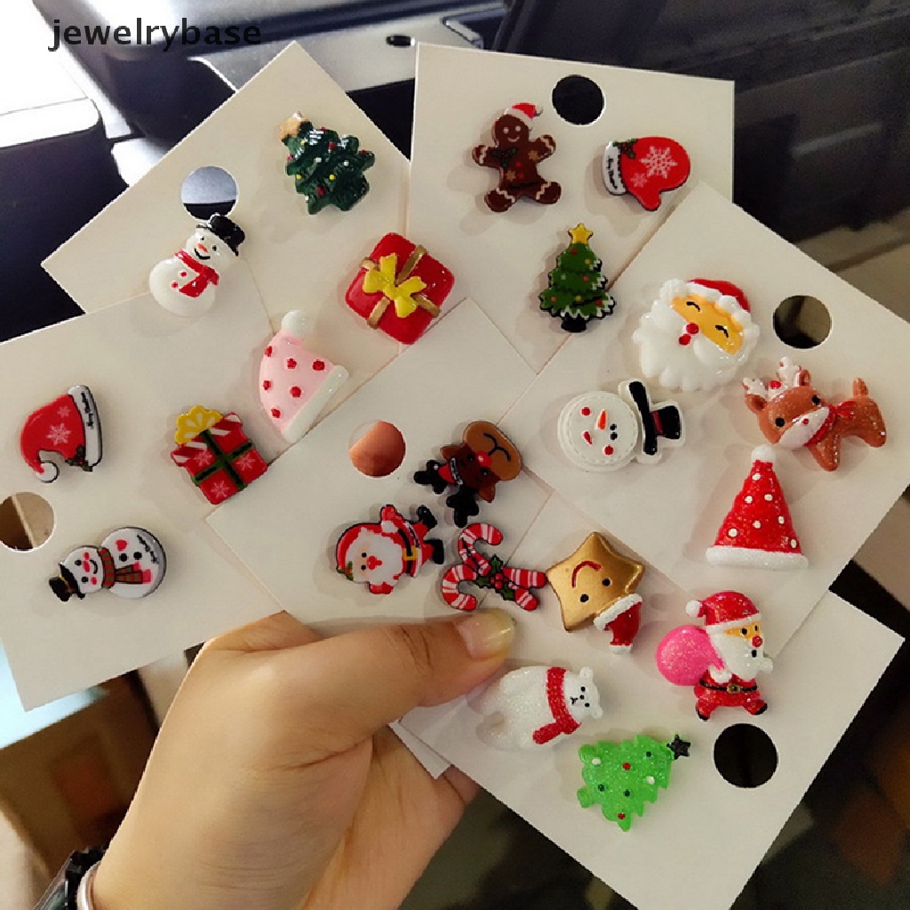 Bros Pin Desain Santa Claus Elk Snowman Untuk Wanita