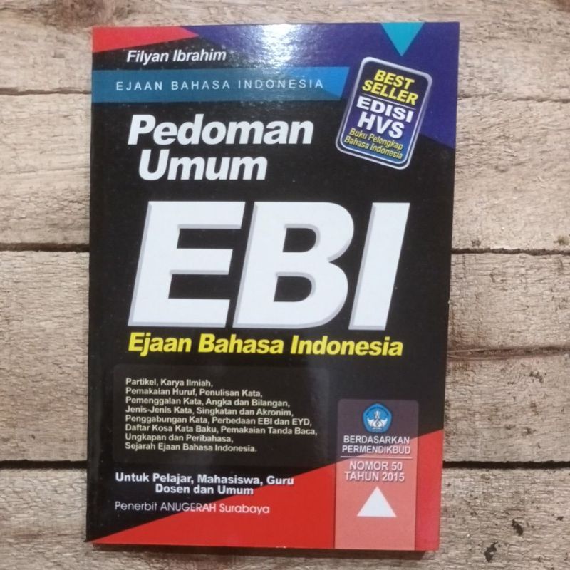 Jual Pedoman Umum EBI. Ejaan Bahasa Indonesia Sd.Smp.Sma & Umum Edisi ...