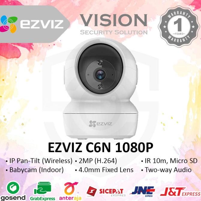 Babycam CCTV IP PT Ezviz by Hikvision 2MP C6N CS-CV246 Two-way Talk