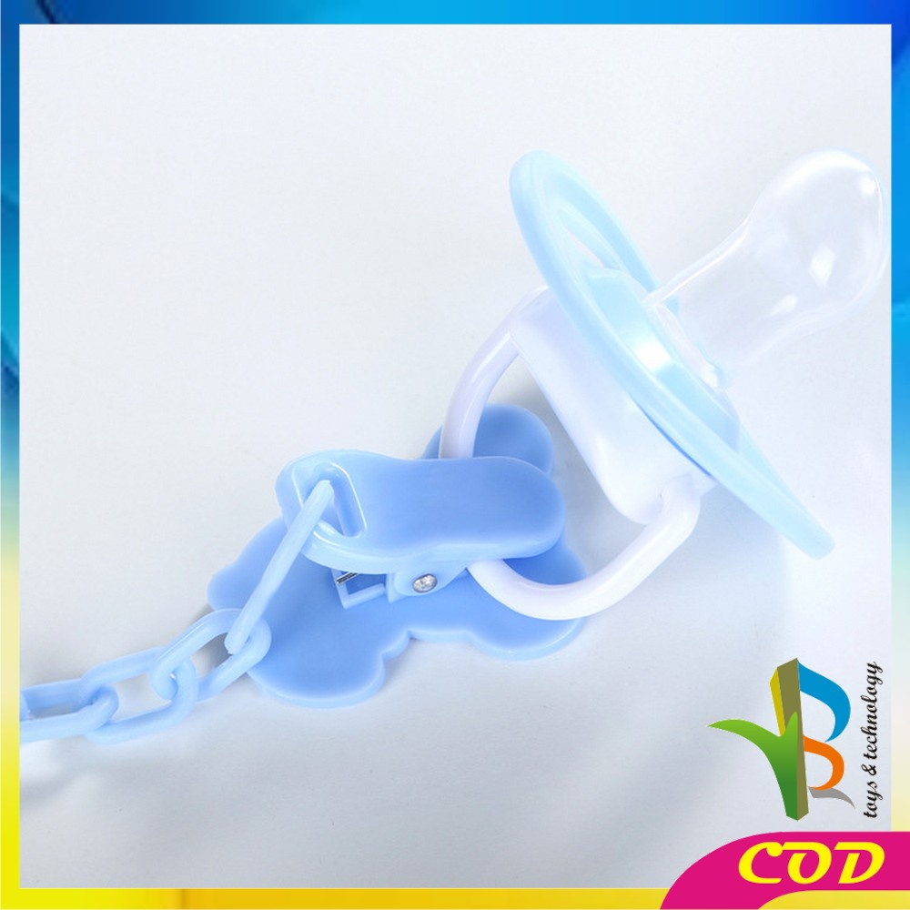 RB-C43 Tali Gantungan Empeng Baby / Klip Rantai Penjepit Dot Bayi / Teether Clipper Pacifier Holder