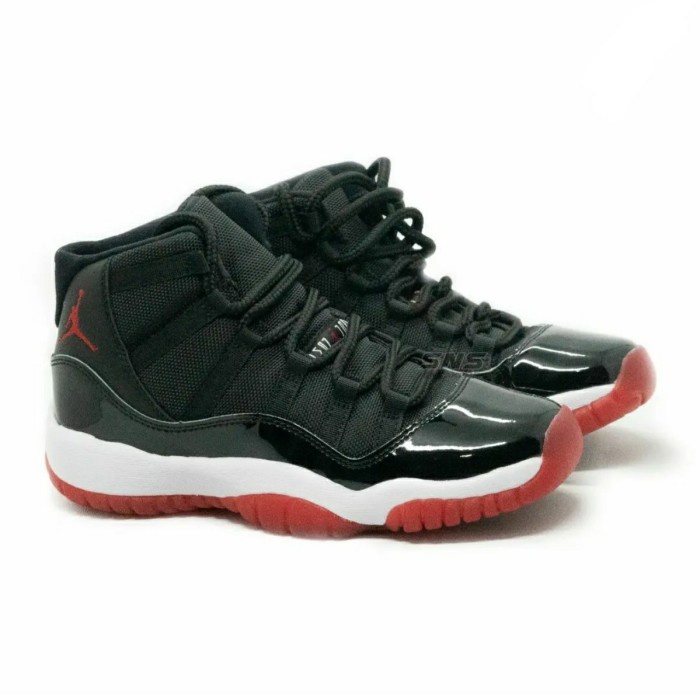 Nike Air Jordan 11 Bred GS 100% Original Authentic