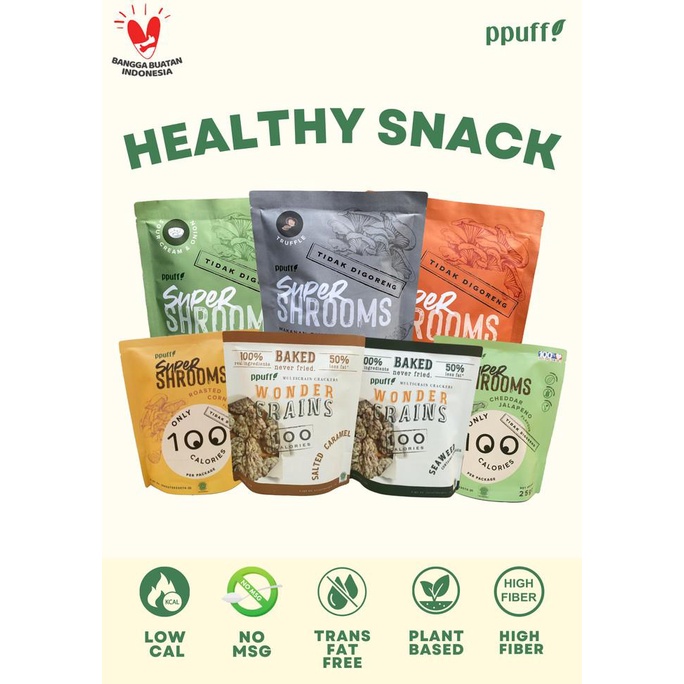 

ppuff! Healthy Snack Package [ ALL Variant]