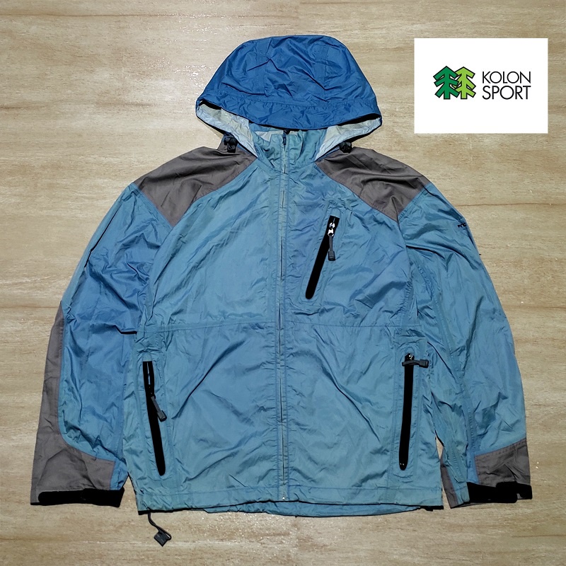 Jaket Thrift Outdoor Hiking Pria FNC KOLON Second Preloved Branded Original Kondisi 80%