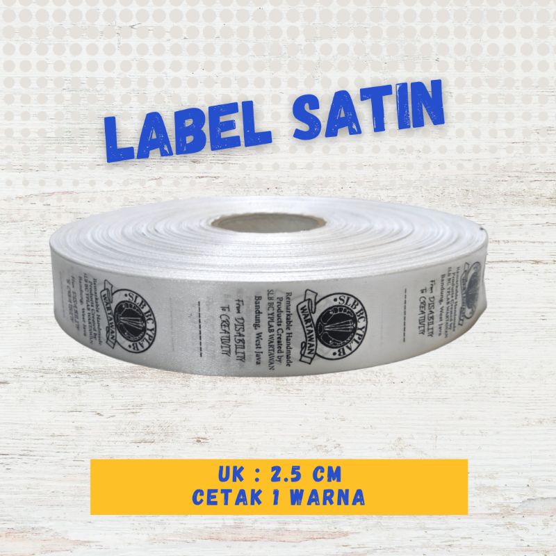

Label Satin 2,5 cm Label Merk
