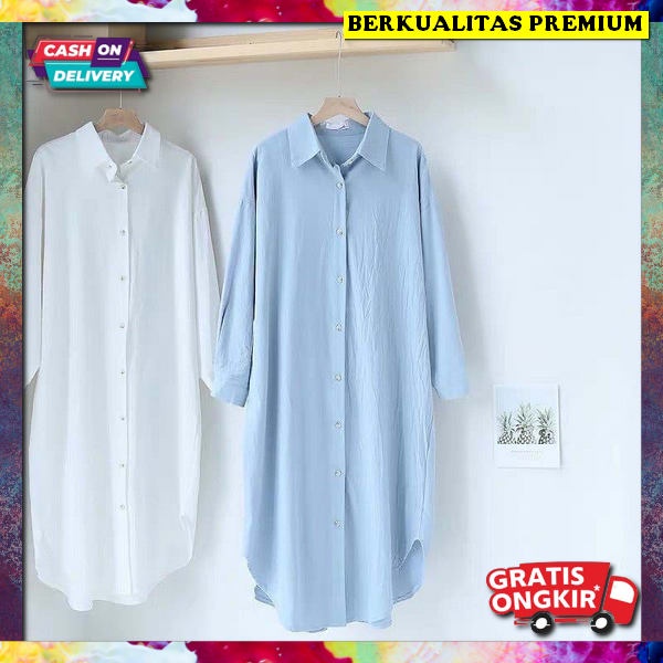 Baju Tsnik Korea Style Tunic Wanita Import Atsan Thunic Cewek Korea Mididres Outfit Dewasa Tunic Ata