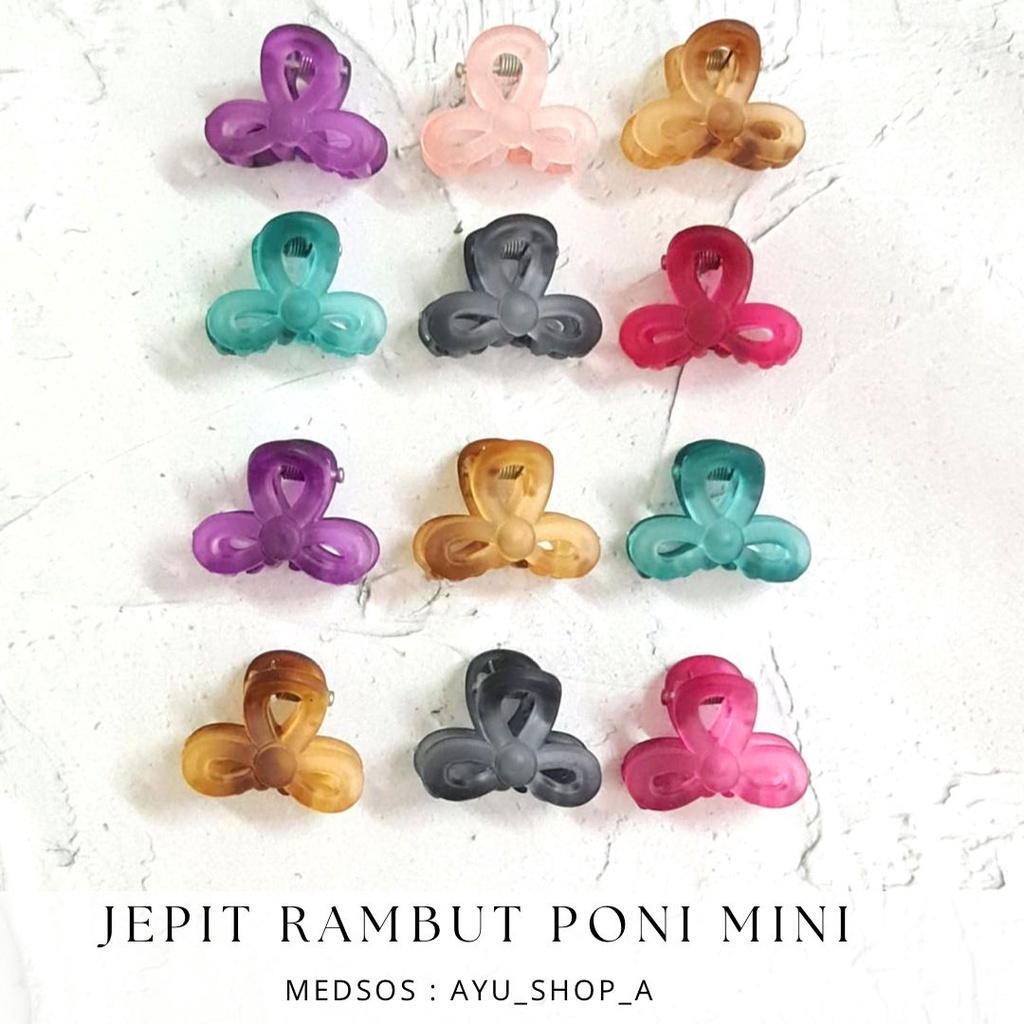 Jepit Rambut Poni Mini Jepitan Rambut