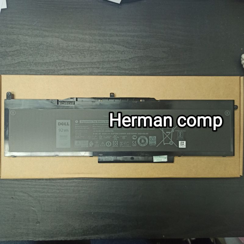 Original Baterai Dell Precision 3520 3530 Dell Latitude 5580 5591 VG93N 92Wh