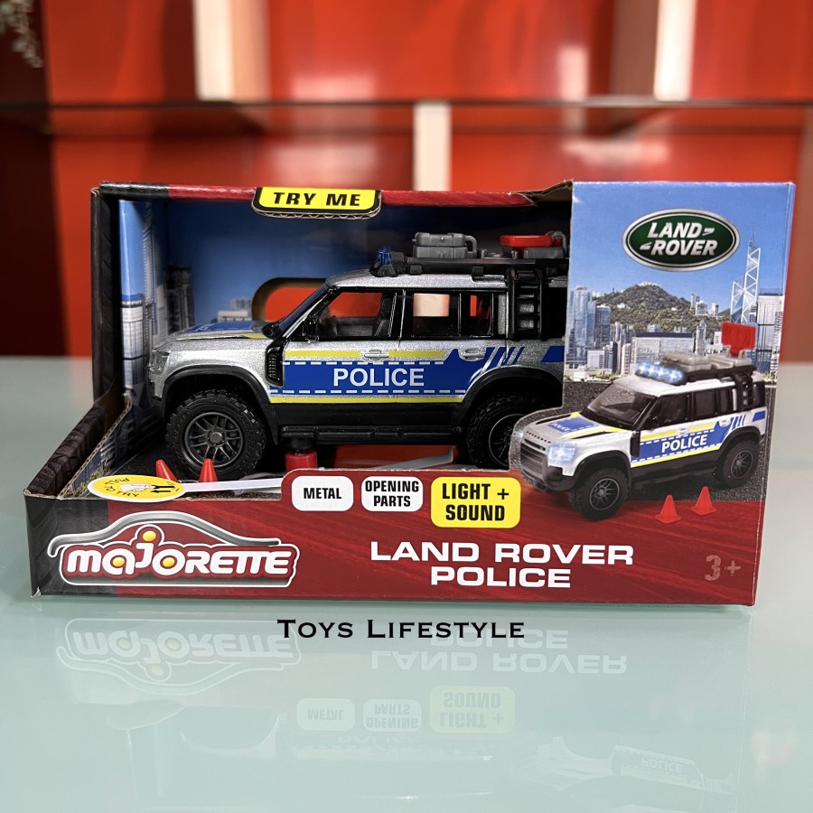 Mobil Majorette Diecast Land Rover Police (BUNYI NYALA)