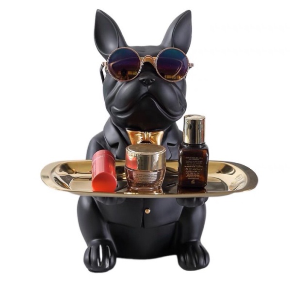 

Promo Pitbull Homee Accessories Tray / Gold Tray Dog / Wadah Kunci Meja Gold Berkualitas