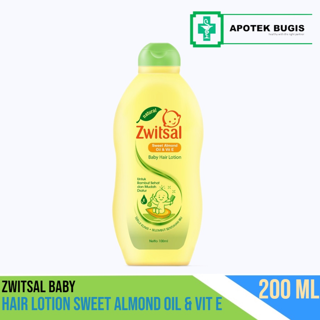 Zwitsal Baby Hair Lotion Aloe Vera Kemiri Seledri 200 Ml - Pelebat Rambut Bayi