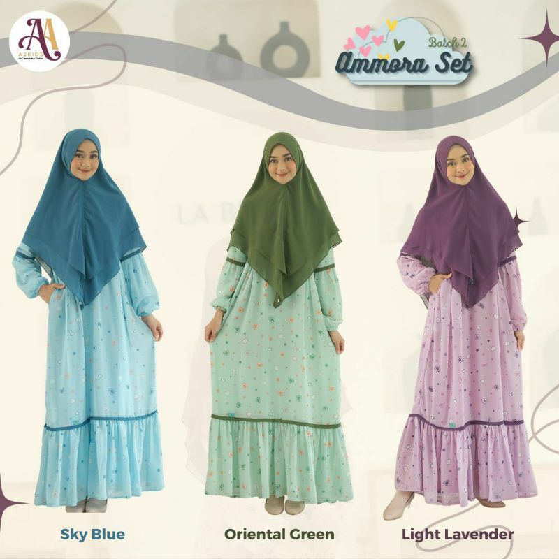 Gamis Syar'i / Gamis Ammora batch 2 by A2kids