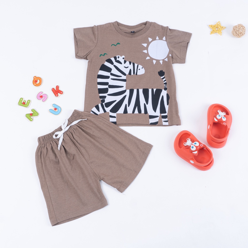 ZASKIYA - SETELAN ANAK FOREST SERIES / SET ANAK LAKI LAKI FOREST 1-4 THN