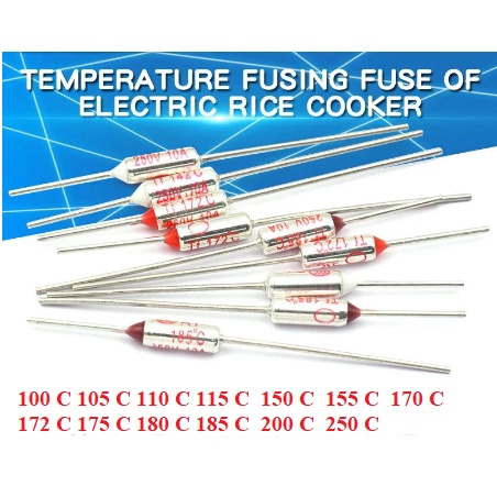 Thermofuse TERMOFUSE termo thermal Fuse Magic Com rice cooker setrika strikaan strika 10A 250V