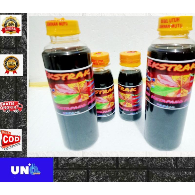 EKSTRAK DAUN KETAPANG MERAH BOOSTER MUTASI WARNA IKAN REPACK 250&amp;100ML