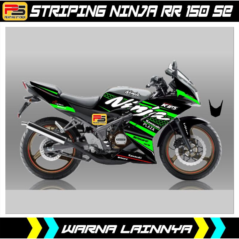 STRIPING NINJA RR 150 SE 2015/DECAL STICKER KAWASAKI NINJA 150 RR NEW SE 2015/2013 LIVERY KRT