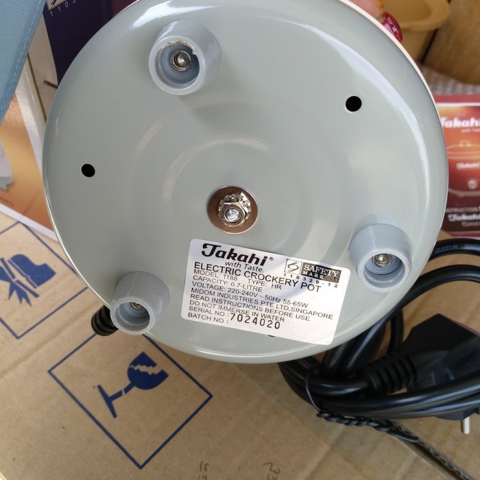 Mesin Takahi 0,7L Original Slow Cooker Slowcooker 0.7 Liter