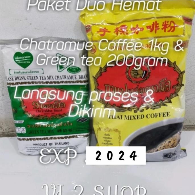 

Chatramue Coffee/kopi thailand/chatramue greentea teh hijau thailand