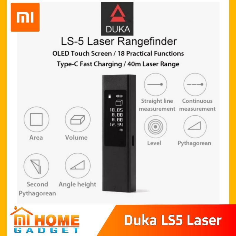 Duka Antuman LS5 - Laser Pengukur Jarak -Meteran digital Laser 40m