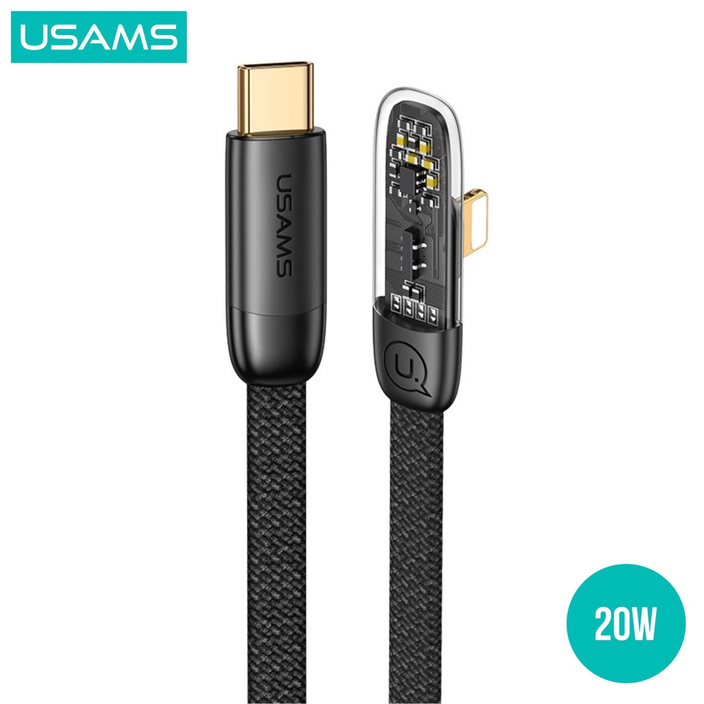 USAMS Iceflake Kabel Data Gaming Fast Charging C to Lightning PD 20W