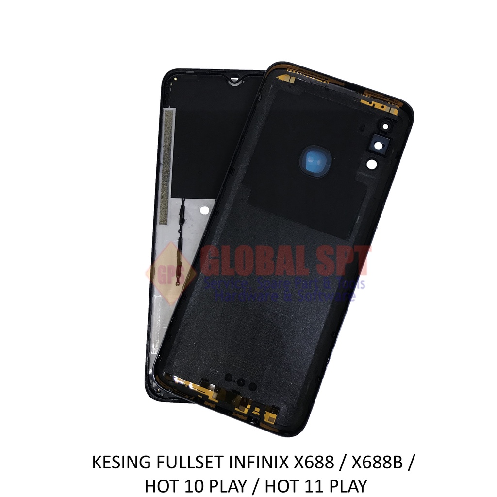 BACKDOOR INFINIX X688 INCLUDE FRAME / BACK COVER X688B / TUTUP BELAKANG HOT 10 PLAY / HOT 11 PLAY