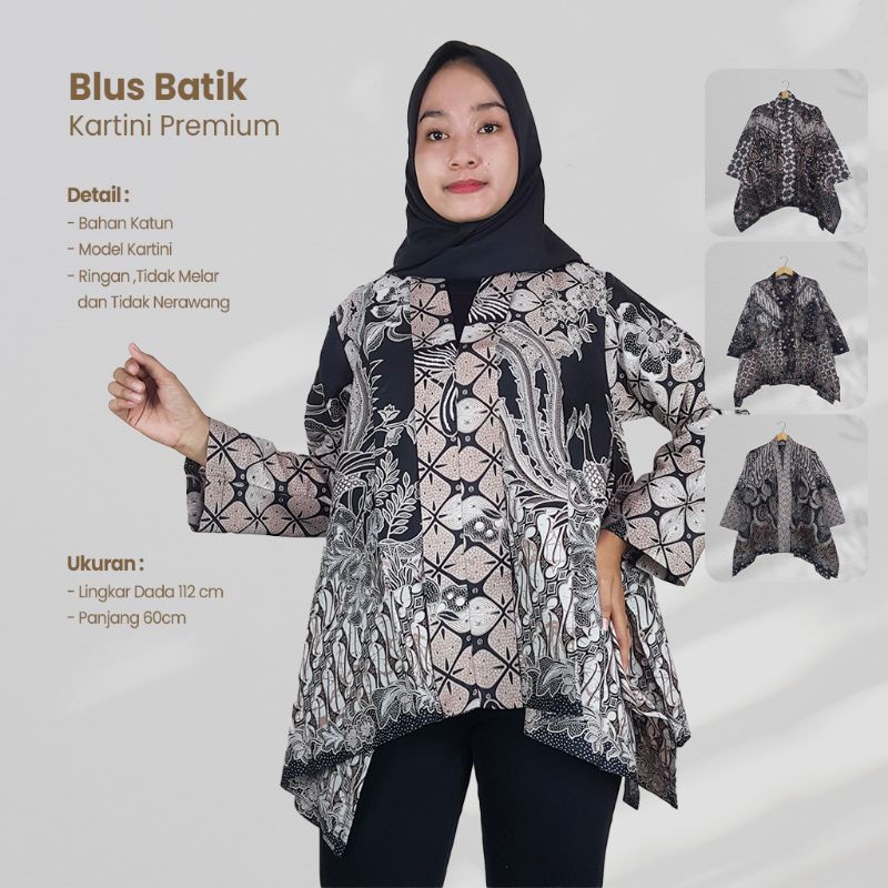 Blus Batik Kartini Premium Lawasan Series- Naira Batik